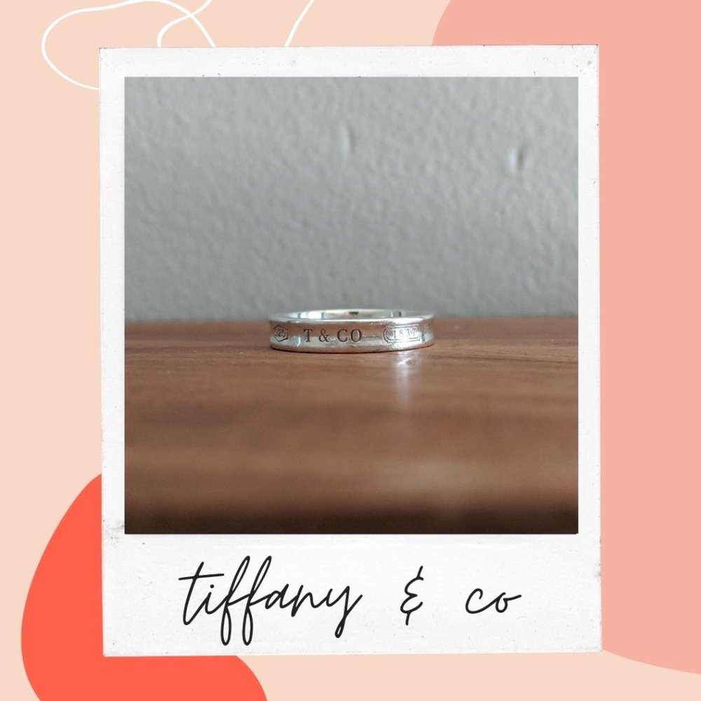 Tiffany & Co 1837 Ring, Narrow Band in Silver